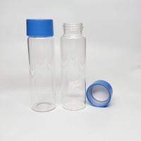 Tubo de Vidrio para Hierbas de 15 ml, 20 ml, 25 ml, 30 ml, 80 mm, 90 mm, 110 mm, 120 mm con Tapa a Prueba de Niños, en Oferta