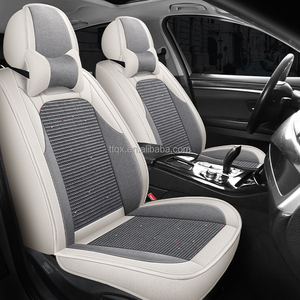 Housses de siège auto en soie glacée premium, ensemble complet pour <span class=keywords><strong>Renault</strong></span> Clio <span class=keywords><strong>Captur</strong></span> Kadjar, ventilées, anti-décoloration, durables, pour 5 sièges, pièces intérieures auto - Product Image 2