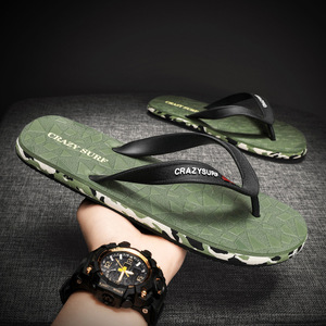 Chanclas Crazysurf para Hombre, Antideslizantes, Deportivas, para Interiores y Exteriores, Sandalias de Playa con Suela de EVA, Diseño Estampado, Punta Abierta - Product Image 3