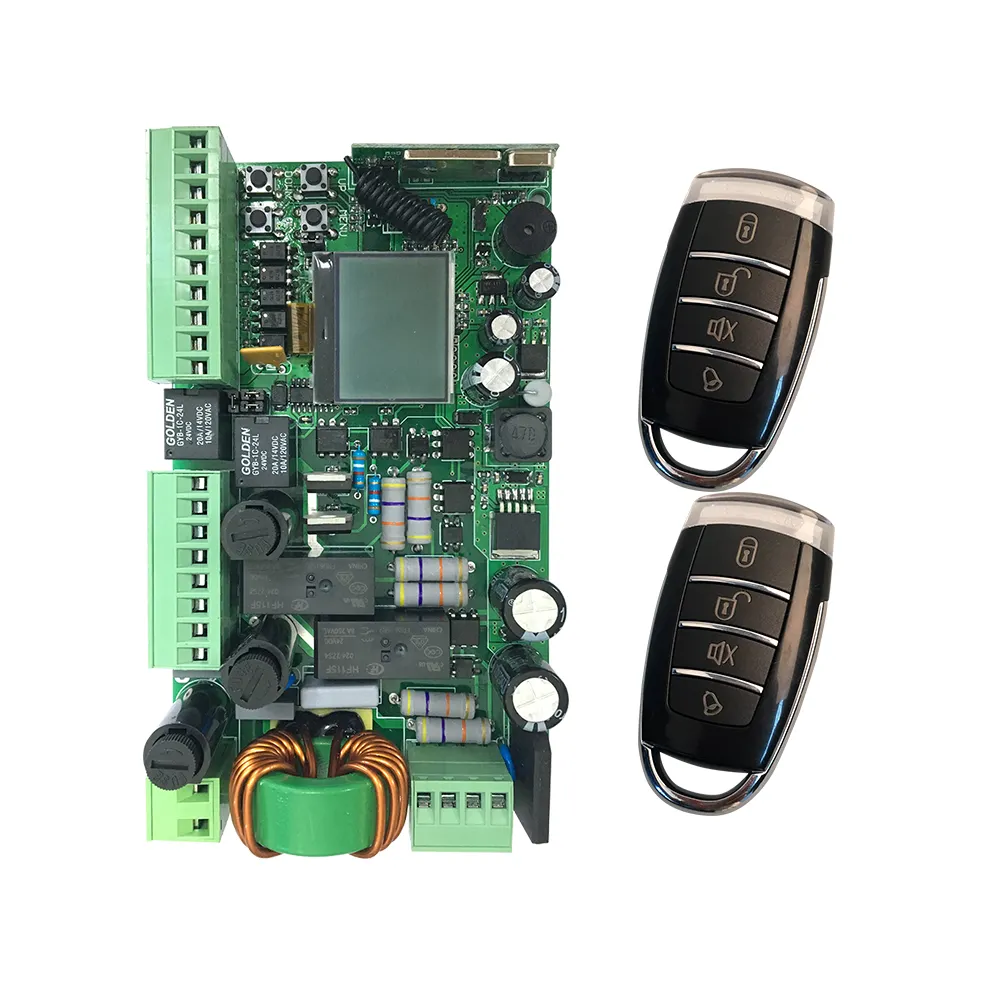 YET2143 remote control kode pembelajaran pintu pintar, remote control gerbang cerdas 433.92mhz nirkabel universal tahan air
