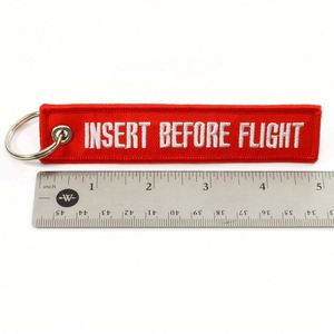 Custom Classic Men Women <b>Car</b> <b>Key</b> <b>Ring</b> Name Text Tag Woven Embroidery Keychain - Product Image 4