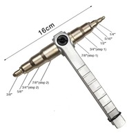 Outil d'expansion manuel universel pour tuyaux de réfrigération en cuivre, kit d'évasement en acier inoxydable 6mm-22mm 1/4, qualité industrielle, garantie 1 an