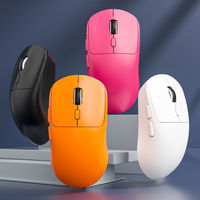 Ratón para Juegos Ergonómico 3D con Cable/2.4G/BT, Plug-and-Play, 6400 DPI, 500mAh, Carga Tipo C, 20G, Triple Modo, Inalámbrico para Oficina