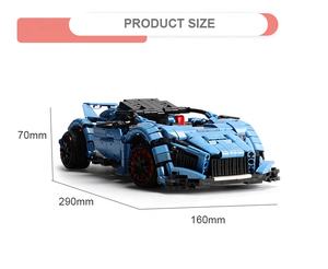 A distanza di controllo tecnico mattoni da costruzione blocchi giocattolo auto con 914 pcs - Product Image 6