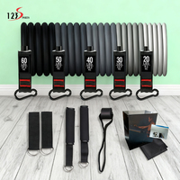 Bandas Elásticas de Resistencia Multifuncionales de TPE de 150 LB, Equipo de Entrenamiento de Resistencia para Fisioterapia, Más Vendidas
