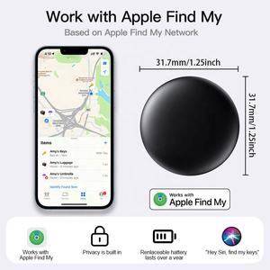 Không khí thông minh tag Pet Tracker MFI chứng nhận Key Finder Locator mini chống mất theo dõi thiết bị Ví hành lý Dog Cat GPS Tracker - Product Image 2
