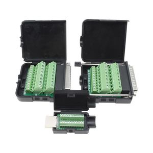 Conector de placa de ruptura DB25 de 25 pines de alta calidad, tipo de tuerca hembra con carcasa - Product Image 4