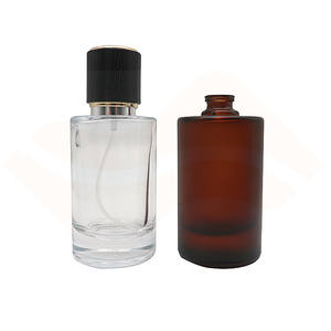 Bottiglie all'ingrosso della pompa dello spruzzo di vetro ambrato chiaro del cilindro di moda con il liquido del profumo 100 <span class=keywords><strong>ml</strong></span> - Product Image 5