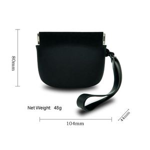 Self-closing Silicone Small Coin <b>Purse</b> Mini Handbag Portable Storage Bag for Women for Travel Makeup and Small Items Lightweight - Product Image 2