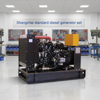 Générateur diesel à châssis ouvert Shangchai 20KW 25KVA 30KW 40KVA 50KW avec certification CE pour la construction en Asie du Sud-Est