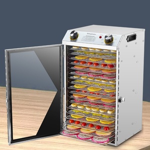Déshydrateur alimentaire commercial 110V/220V à 18 plateaux, expert en déshydratation d'air pour fruits et noix, haute efficacité, qualité commerciale - Product Image 1