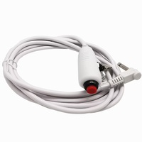 Câble de bouton-poussoir pour téléavertisseur patient DKM 6.35 SOS d'urgence avec clip et prise stéréo pour lieux publics