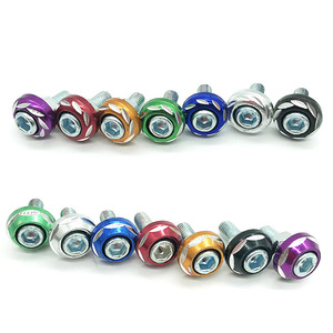 Tornillos de Montaje Modificados Coloridos para Motocicleta, Pernos de Aluminio M6, Tuerca de Placa de Motor, Tapa de Tornillo de Bicicleta, <span class=keywords><strong>Cubierta</strong></span> de Tuerca de 6 mm - Product Image 4