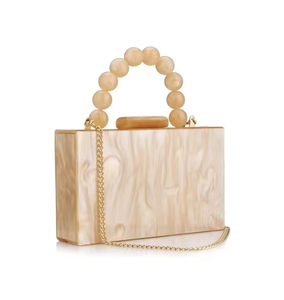Colorful luxury brand acrylic handbag, marble evening <b>dress</b> <b>bag</b>, women's wallet, wedding <b>bag</b> - Product Image 4