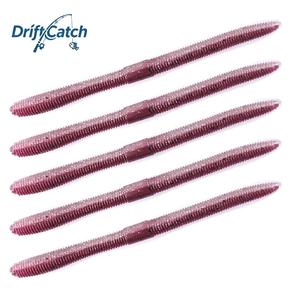 DriftCatch 2-Spec (9,8CM/2,5G/15pcs/Bag & 13,8CM/7,3G/10pcs/Bag) Appât souple en forme de ver - 5 couleurs avec compatibilité multi-rig - Product Image 1