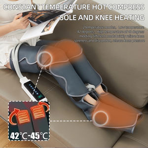 Masseur de jambes à compression d'air avec chaleur à température constante Hot Compress Sole and Knee Heating Foot Massager Soulager la fatigue des jambes - Product Image 5