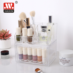 Amazon Hot Selling Makeup Organizer Cosmetic Storage Box Stackable Cosmetic Organizer Drawers