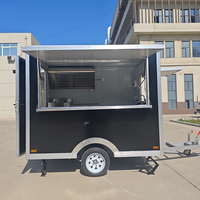 Camión de Comida Rápida con Cocina Completa, Servicio de Catering, Pizza, Hamburguesas, Restaurante en Contenedor, Bar en Venta en EE. UU. y Australia, Remolque de Comida