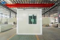 Maison conteneur pliable modulaire en acier préfabriqué de 20 pieds