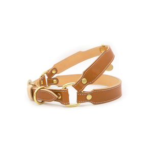 Desainer mewah kustom tali anjing kulit asli Harness hewan peliharaan mewah koleksi pribadi produksi termasuk hewan peliharaan lainnya - Product Image 6