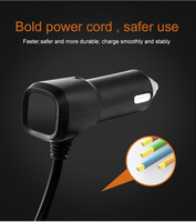 ZNB02 12V 24V Répartiteur d'alimentation pour voiture, double prise allume-cigare, charge rapide QC3.0, double ports USB, transmetteur FM, chargeur de téléphone
