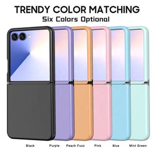 PC dur + ceinture de protection de broche + couverture de téléphone pliable Durable en TPU souple avec bouton stéréoscopique indépendant pour <span class=keywords><strong>SAMSUNG</strong></span> Z Flip 7 - Product Image 5