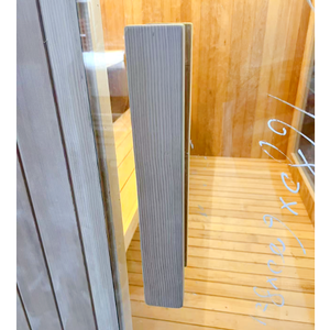 Sauna al aire libre <span class=keywords><strong>para</strong></span> 2-6 personas, <span class=keywords><strong>madera</strong></span> de <span class=keywords><strong>cedro</strong></span> rojo canadiense con luz LED y reproductor de música - Product Image 5