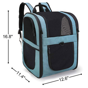 מנשא לחיות מחמד תרמיל כלב Carrier תרמיל להרחבה עם רשת לנשימה לכלבים קטנים חתולי גורים חיות מחמד תרמיל תיק - Product Image 4