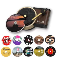 Vente chaude Image Personnalisable Tourne-disque Désodorisant Air Vent Outlet Clip Diffuseur