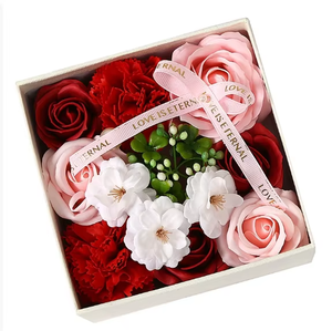 Scatola Regalo con Rose per San Valentino, Fiori di Sapone, Regalo per la Festa della Mamma, Decorazione per Matrimoni, Compleanni, Feste in Casa - Product Image 4
