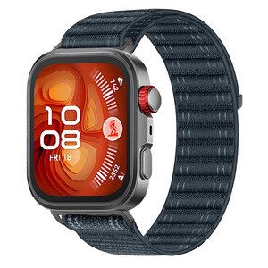 Correa de Reloj Ajustable de Nailon para <span class=keywords><strong>Huawei</strong></span> Watch <span class=keywords><strong>Fit</strong></span> 4 Pro <span class=keywords><strong>Fit</strong></span> 4, Pulsera Tejida para Reloj Inteligente - Product Image 3