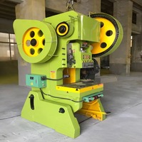 Machines de poinçonnage à presse mécanique J23-10T 12T 16T 25T 40T 63T 80T 100T 125T, machine de fabrication de pelles en acier en stock