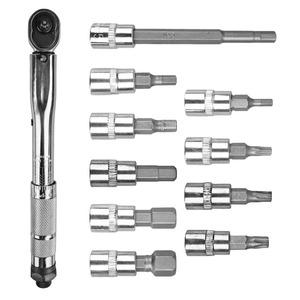 Quick Release Bicycle <b>Torque</b> Wrench 11 Piece <b>Set</b> 5 25Nm Mechanical Pre <b>Set</b> Cycling Repair Tool Socket Wrench In Case - Product Image 5