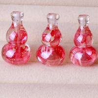 Nouvelles perles de gourde en résine transparente 16*28mm avec trou traversant, accessoires DIY pour porte-clés, chaînes de téléphone, décorations de voiture et fabrication de bijoux