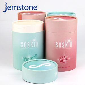 Boîte cylindrique en carton écologique pour cosmétiques, design personnalisé, tube en papier pour flacon d'huile - Product Image 4
