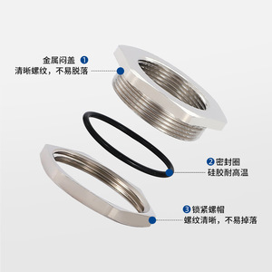 QG Metal <b>Cable</b> Gland Stainless Steel Metric Thread 12-72mm For <b>Cable</b> Protection - Product Image 1