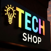 Letrero LED Programable Personalizado, Letrero RGB con Control Inteligente por Aplicación, Letrero de Acrílico 3D con Logotipo para Negocios, Letrero Publicitario para Tiendas