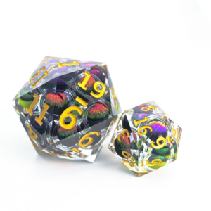LM Prix d'usine 55MM RPG Yeux de <span class=keywords><strong>dragon</strong></span> multiples D20 dés dnd en résine pour DND <span class=keywords><strong>5E</strong></span> - Product Image 6