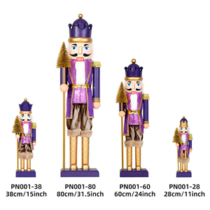 80cm grand <span class=keywords><strong>casse</strong></span>-<span class=keywords><strong>noisette</strong></span> de Noël lumière lumineuse <span class=keywords><strong>musique</strong></span> ornements artisanat noyer cadeau figurine de noël jouets - Product Image 3