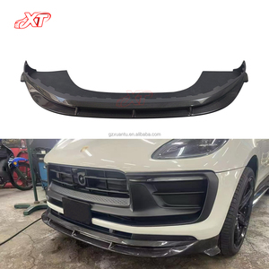 Lèvre de pare-chocs avant en fibre de carbone 95B.3 pour kit carrosserie <span class=keywords><strong>Porsche</strong></span> <span class=keywords><strong>Macan</strong></span> <span class=keywords><strong>S</strong></span>, protection et décoration du spoiler avant 2023+ - Product Image 1