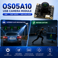 Módulo de Cámara USB OS05A10 de 5MP, 720P, 120FPS, Sensor HDR PureCel BSI de Alta Velocidad para Reconocimiento de Matrículas y Captura de Movimiento