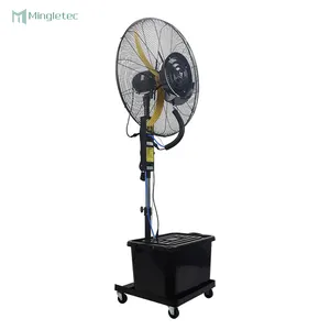 Factory wholesales oem odm 26 30 inch electric BLDC indoor outdoor height adjustable water mist spray air cooling fan