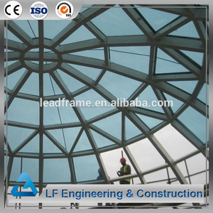 Diseño práctico prefabricada de acero Truss Roofing vidrio cúpula de la mezquita de la construcción - Product Image 3
