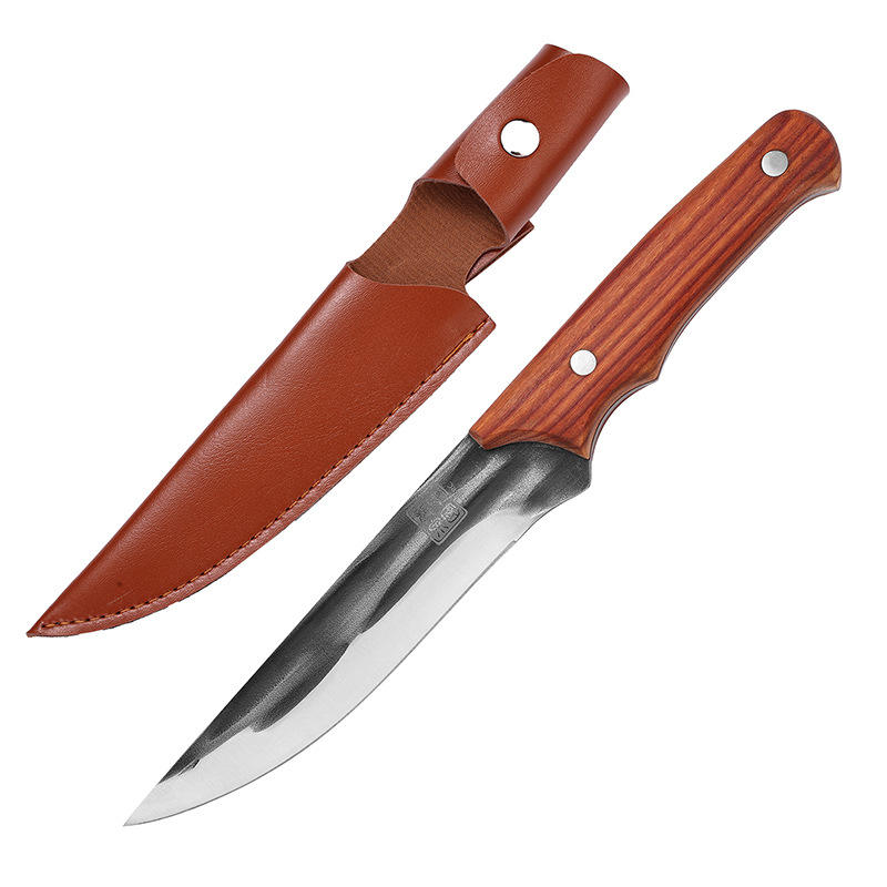 Couteau de cueillette d'os en bois de santal rouge