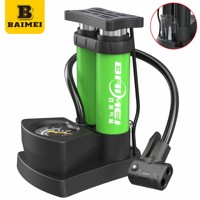 Pompe à main haute pression multifonction BAIMEI pour pneus de vélo 80-130 PSI, écologique, durable, légère, étanche, avec manomètre, OEM
