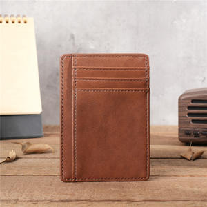 1145 hombres mujeres ultrafino PU tarjetero grabado láser dinero Clip billetera bolsillo para tarjetas <span class=keywords><strong>de</strong></span> <span class=keywords><strong>crédito</strong></span> bancarias Dropshipping disponible - Product Image 6