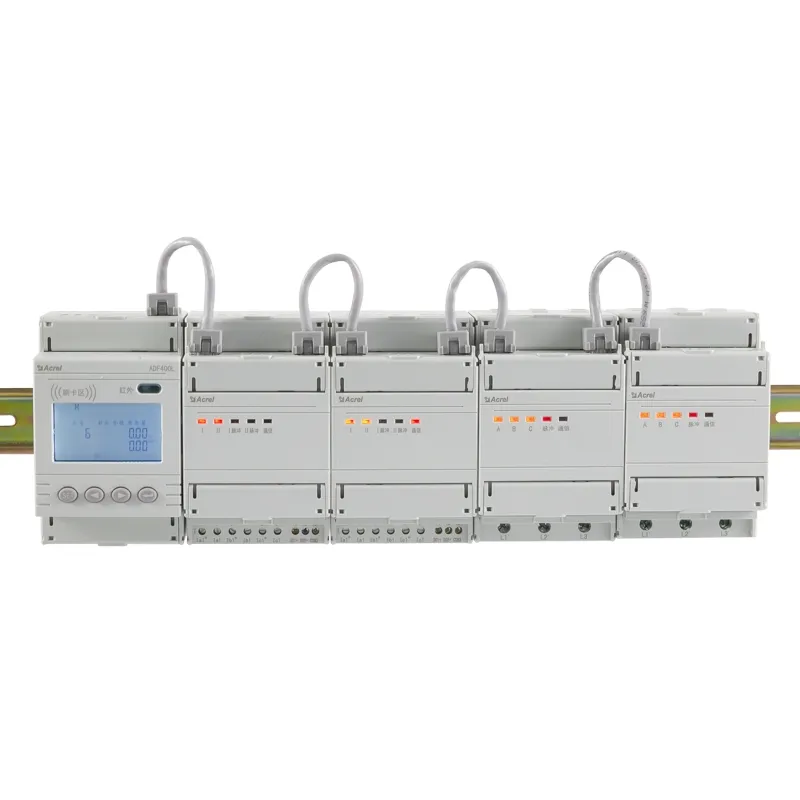 Acrel ADF400L AC trifásico Multi circuitos monitoramento de energia medidores com comunicação RS485