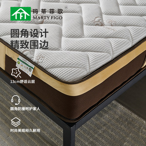 ที่นอนยางพาราอิสระ Mattiefeg ขนาด 90x190 ซม. 120x200 ซม. 135x200 ซม. 150x200 ซม. 180x200 ซม. หนา 22-28 ซม. สำหรับผู้ใหญ่ - Product Image 2