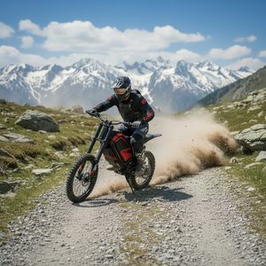 Motocicleta Ligera de 72V con una Velocidad de 100 Kilómetros por Hora para Exploración al Aire Libre en Terrenos Complejos - Product Image 3