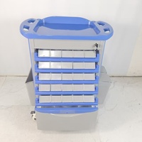 Chariot de soins infirmiers pour salle d'hôpital, chariot d'urgence silencieux à roulettes, chariot de transport d'équipement médical